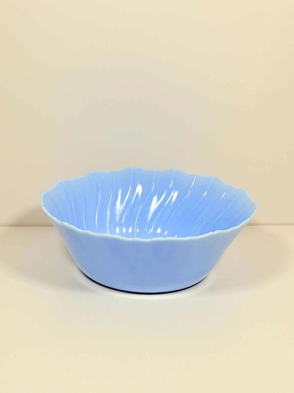 Vintage Blue Swirl 9” Bowl